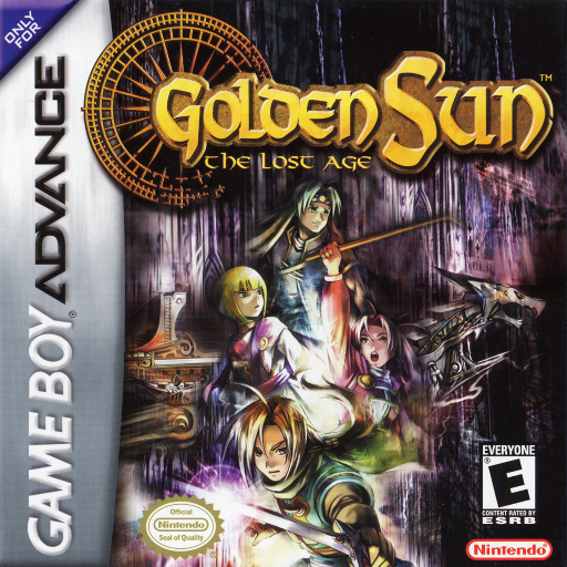 Golden Sun The Lost Age box art for GameBoy Advance